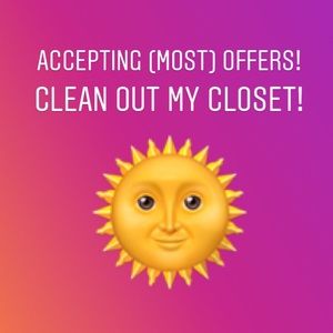 Be reasonable and I’ll be accommodating!